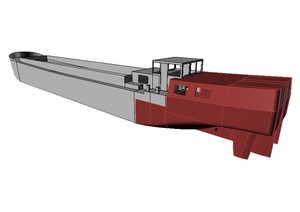 Photograph of a lake scene at dusk