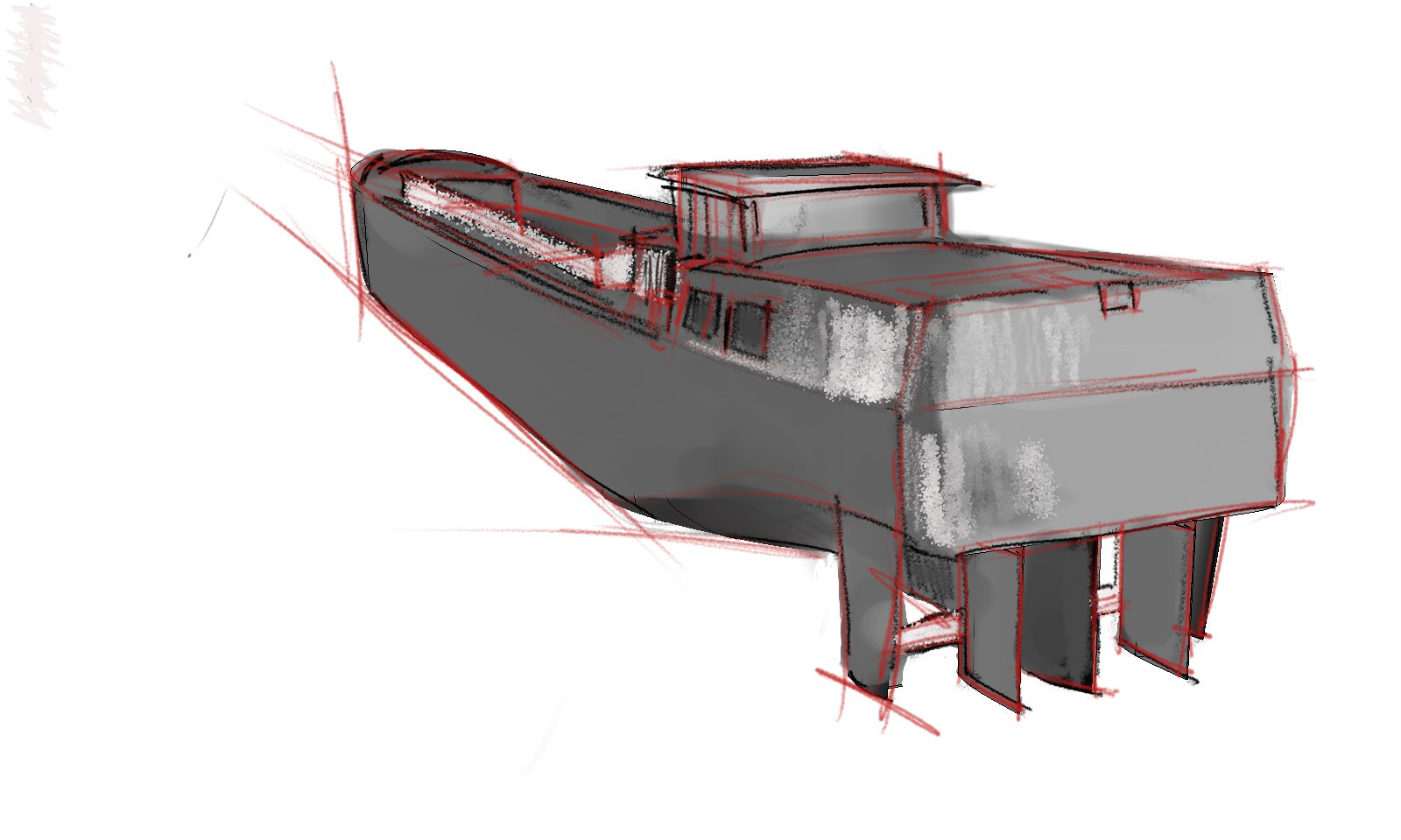 Rough sketch of the Ship