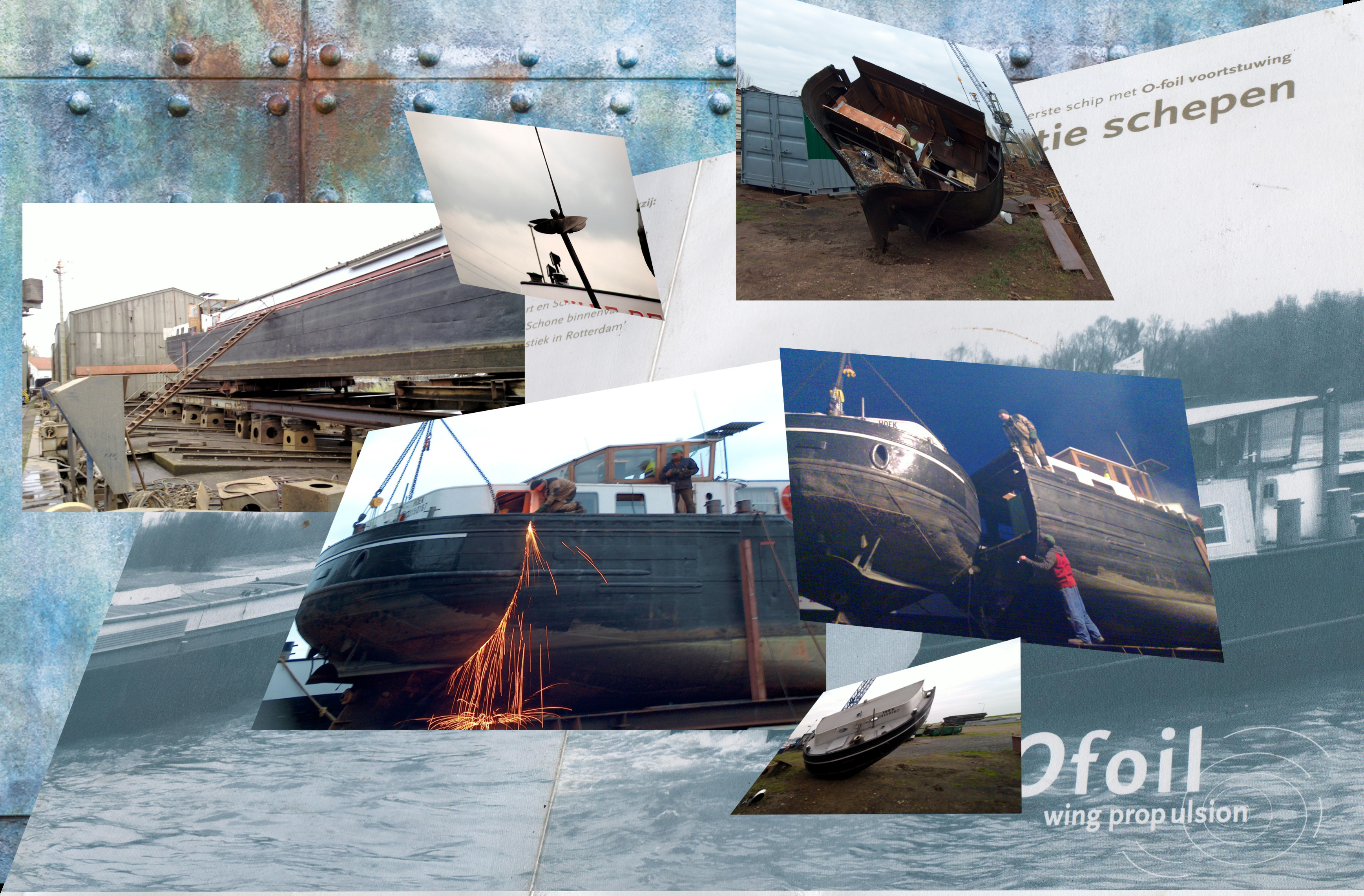 removing the old parts outside